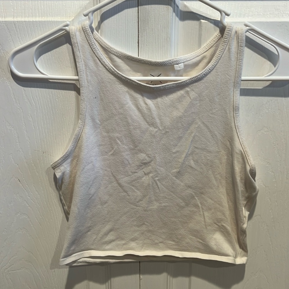 Pacsun small white crop top
